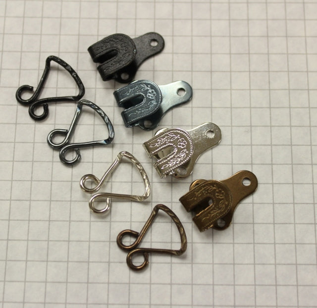 Trouser Hooks & Loop set, Decorative