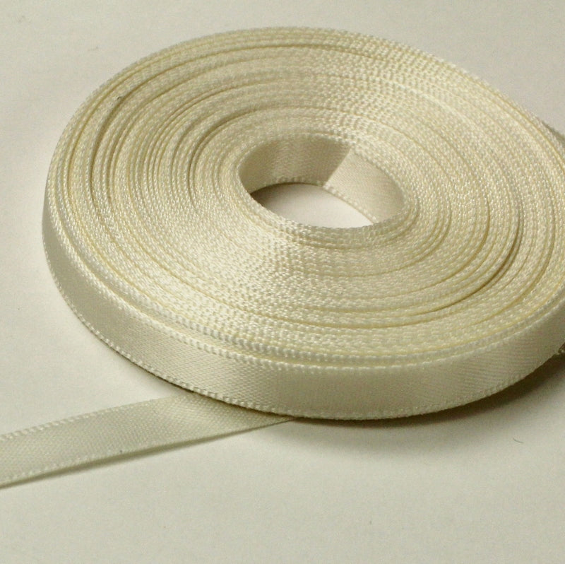 Ribbon, double faced satin, 6mm 100% Polyester