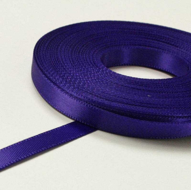 Ribbon, double faced satin, 6mm 100% Polyester