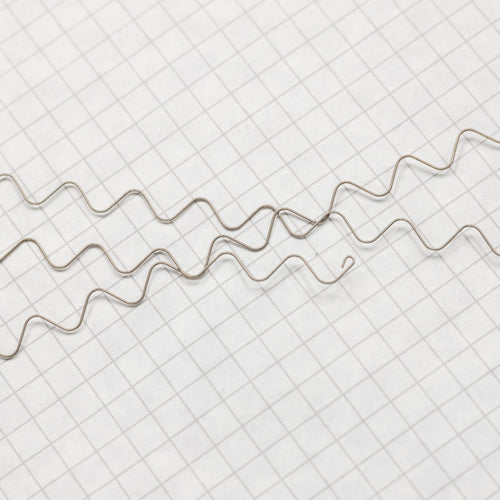 Zigzag wires - Wiggle bones - Collar wires 19cm long (7 1/2in)