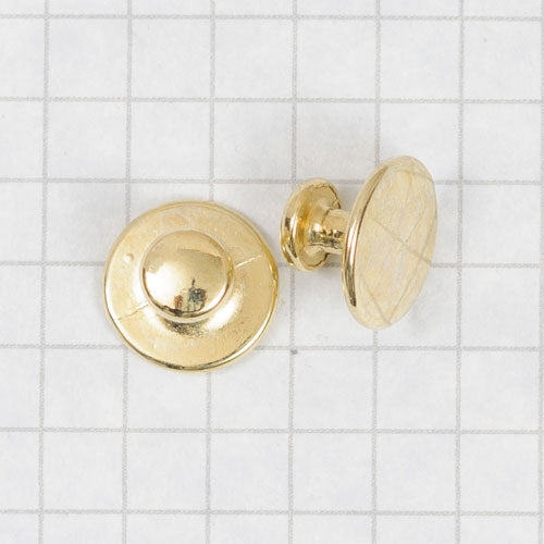 Shirt studs, shirt front and cuff studs, gold