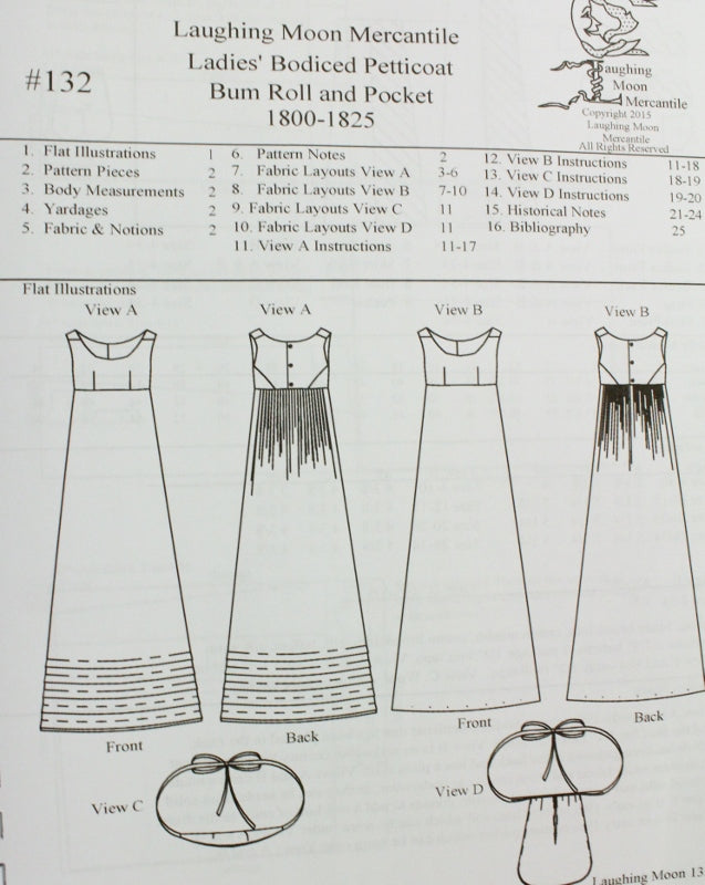 Regency Slip Dress Pattern