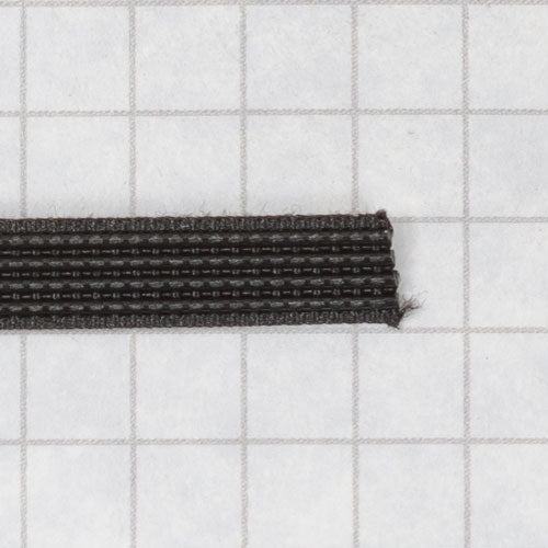 1/4" wide, black woven boning