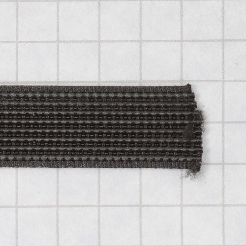 Woven boning like Rigelene 12mm wide (15/32 inch), Black