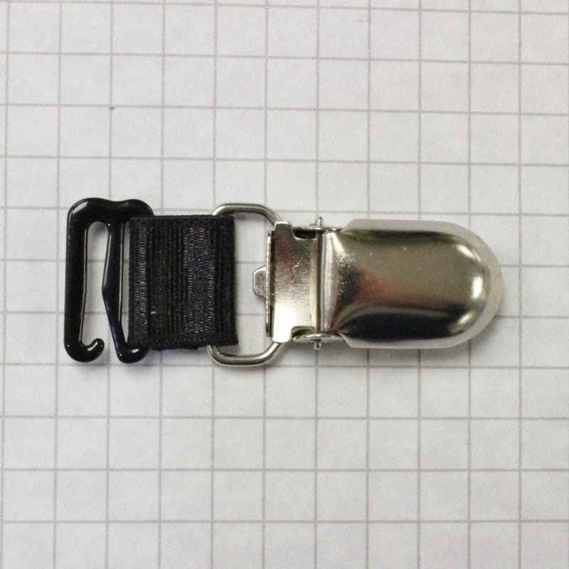 Garter Grip - Clasp Style, metal 15mm 8 pieces Garter Grip - Clasp Style, metal 15mm 8 pieces