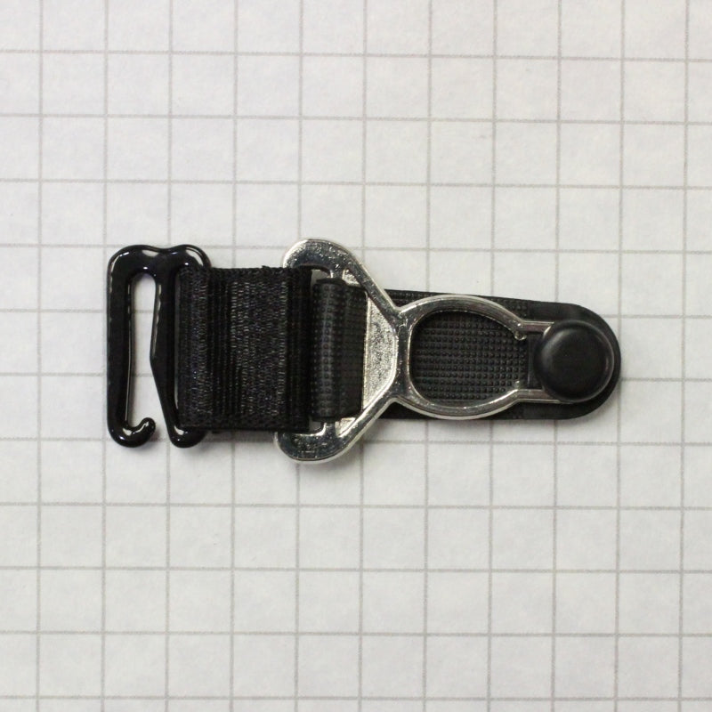 Garter Grip 15mm Black, 8 pieces Garter Grip 15mm Black, 8 pieces