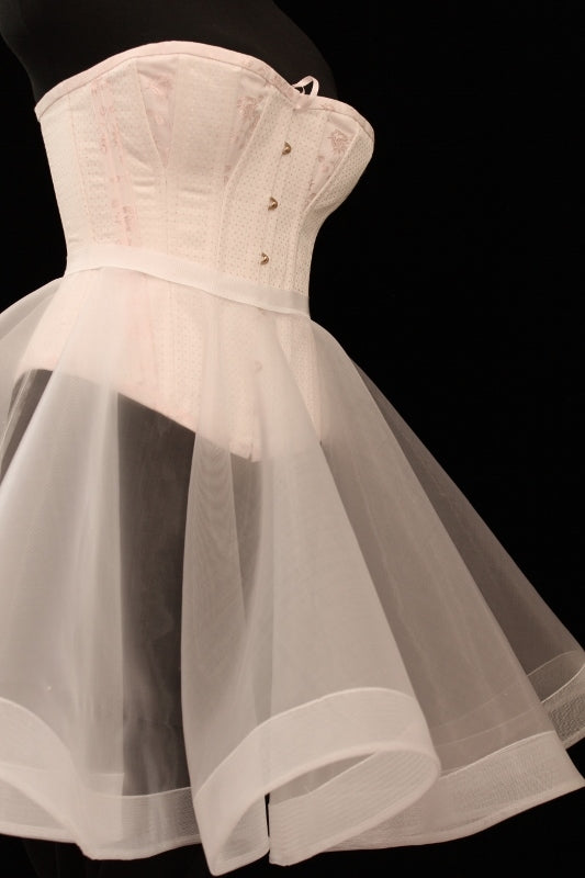 white corset mesh dress Corset Mesh, corset net, white