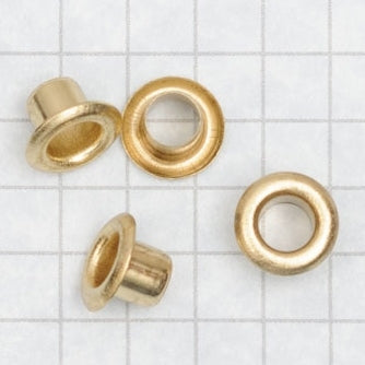 Eyelets with LONGER SHANK, size 00 BRASS