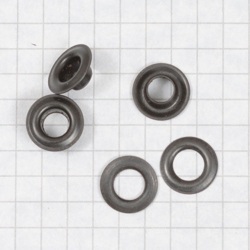 Grommets & washers black size 0 (gross)