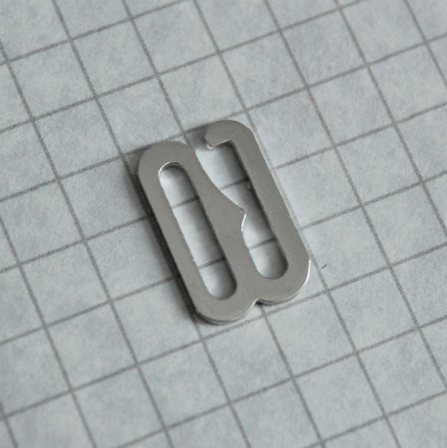 Garter Links, nickel 13 mm (1/2 in) silver