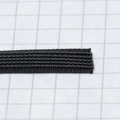 Woven boning like Rigelene 8mm wide (5/16 inch) Black