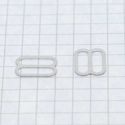 Slides, nickel 13 mm (1/2 in) silver