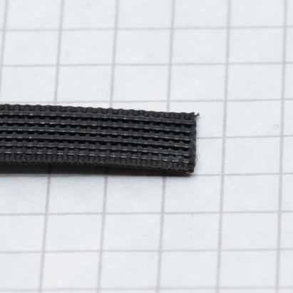 Woven boning like Rigelene 10mm wide (3/8inch), Black