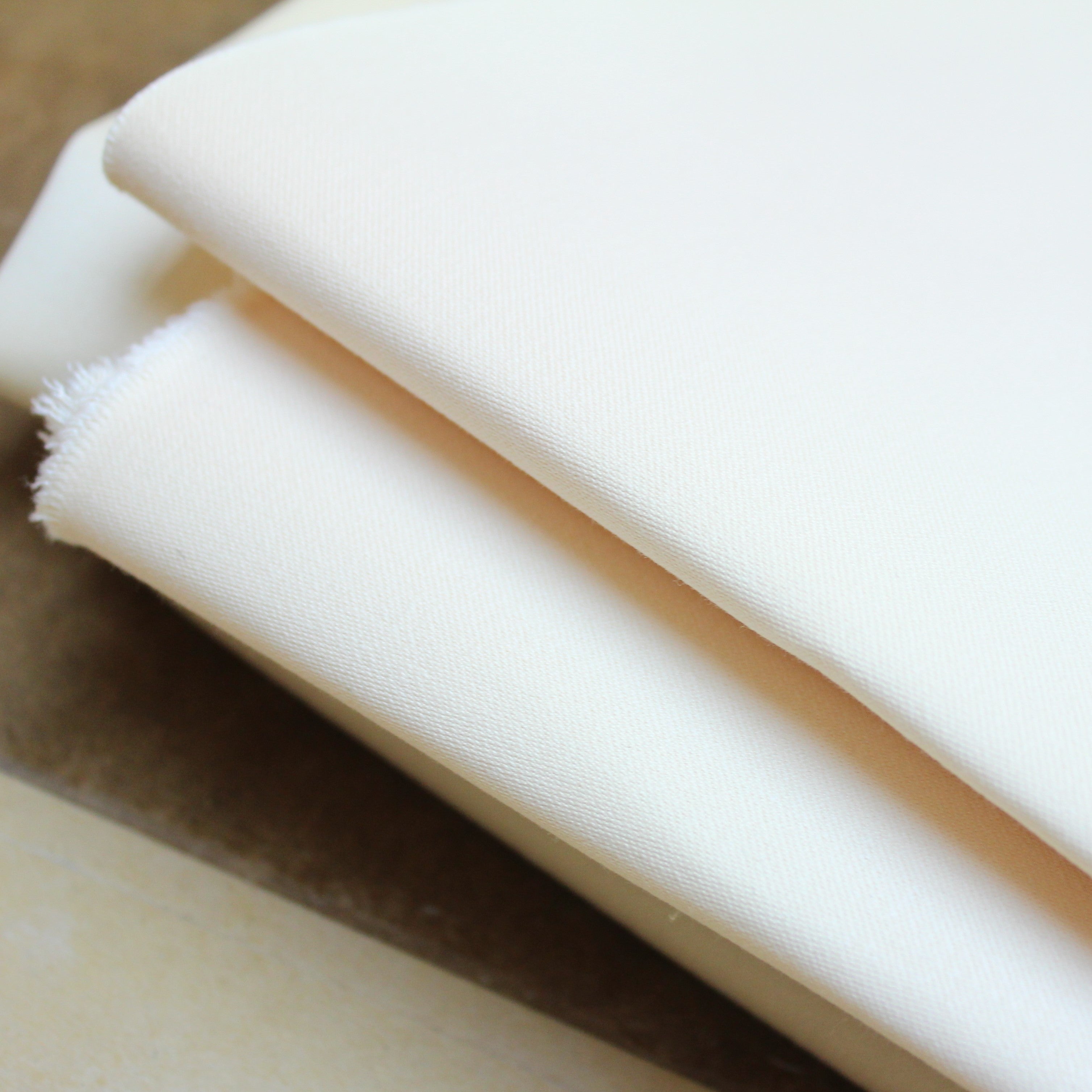 Matte satin coutil, Cream  54 inch wide