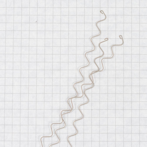Zigzag wires - Wiggle bones - Collar wires 19cm long (7 1/2in)