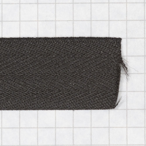 cotton twill tape black, 1 inch wide