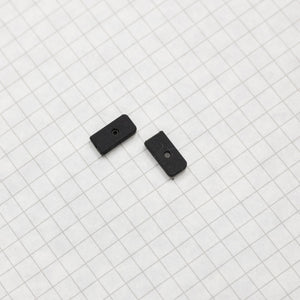 6mm black bone caps for rigelene