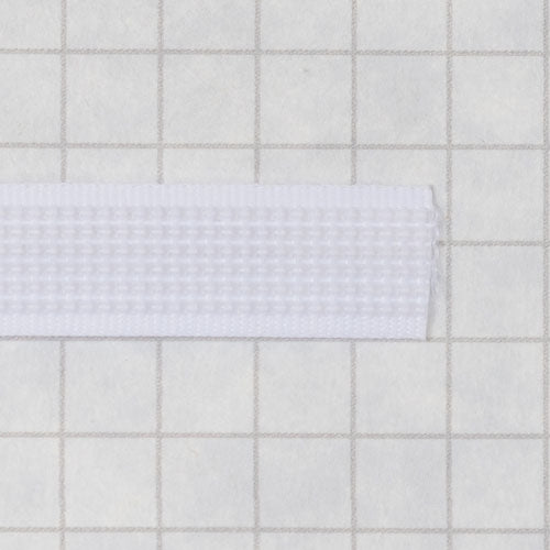 Woven boning like Rigelene 10mm wide (3/8inch), White