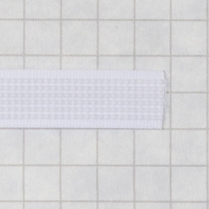 Woven boning like Rigelene 10mm wide (3/8inch), White