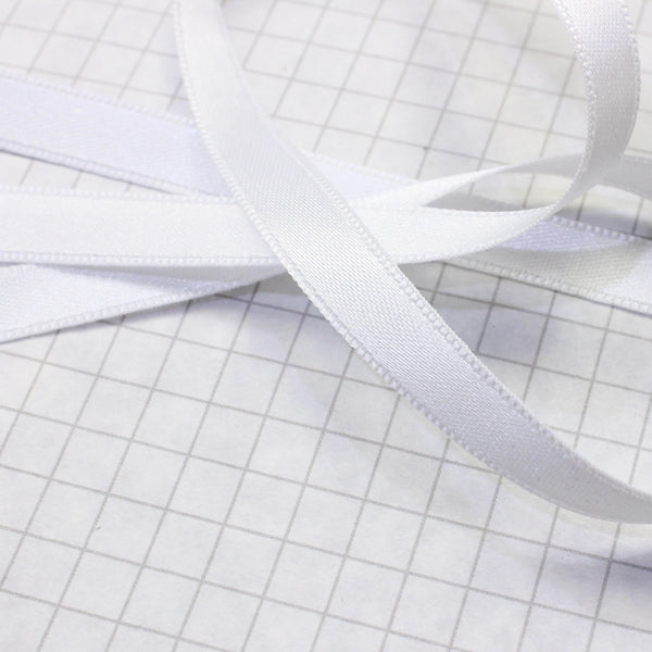white corset lacing ribbon 1/4 inch wide