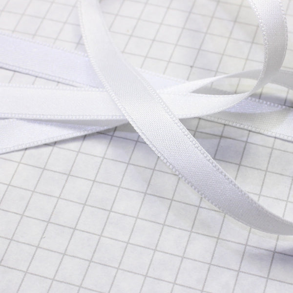 white corset lacing ribbon 1/4 inch wide