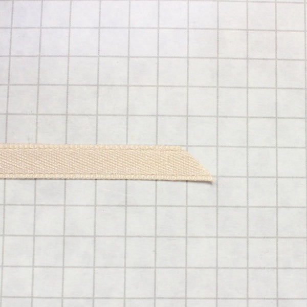 corset lacing ribbon, beige 6mm