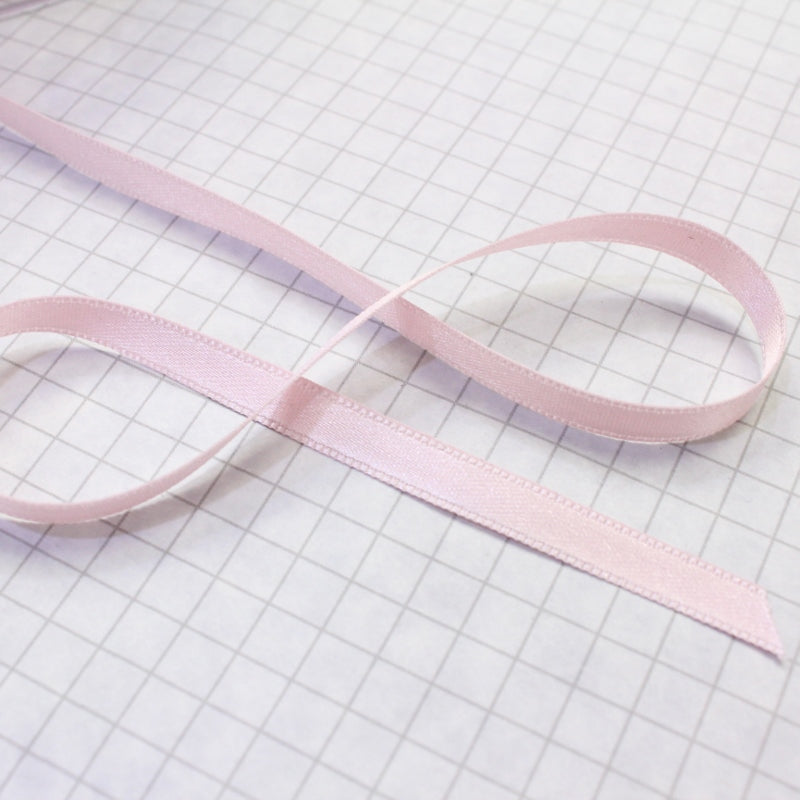 Pale Pink Silky Seam Binding Woven Ribbon, 15mm 9/16in Wide sold