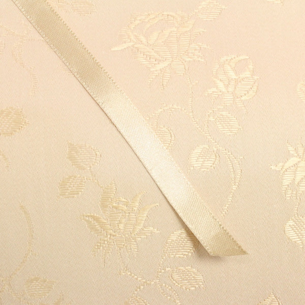 corset lacing and brocade coutil in beige