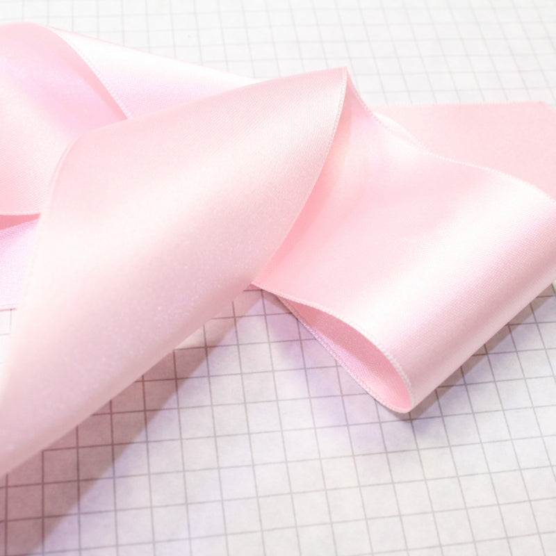 pale pink ribbon for making a ribbon corset