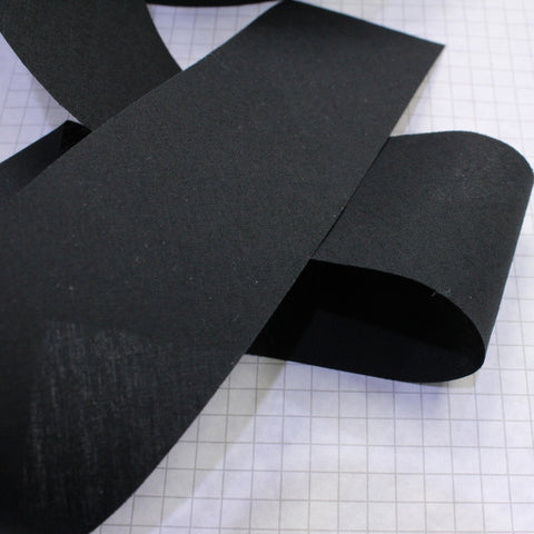 Bias Tape, poly/cotton blend 50mm (2 inch) wide Black