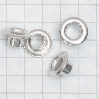 Eyelets, MATTE SILVER size 00