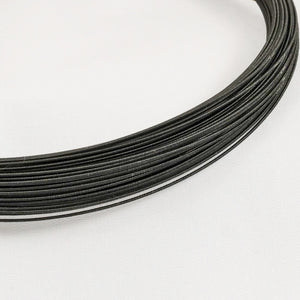 Hat wire/millinery wire 21 gauge black 60yd coil