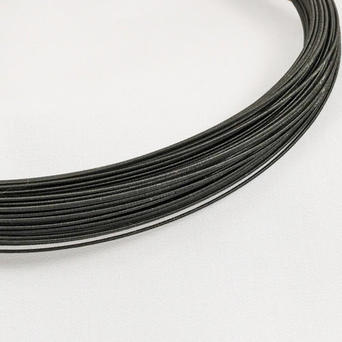 Hat wire/millinery wire 21 gauge black 60yd coil