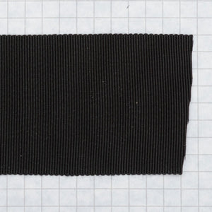 100% Rayon Petersham Ribbon 50 mm (2 inch) wide Black