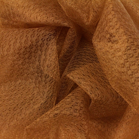 Soufle fabric can be invisible on the skin, this is a coppery  brown shade