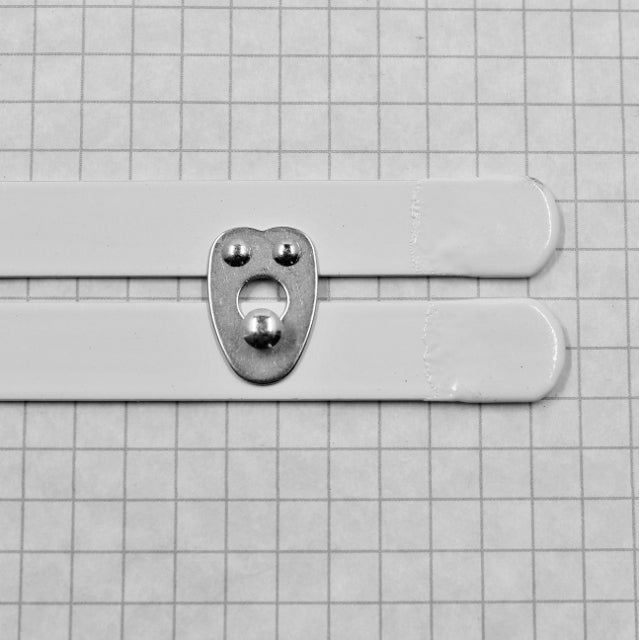 Busk, regular straight with silver hardware