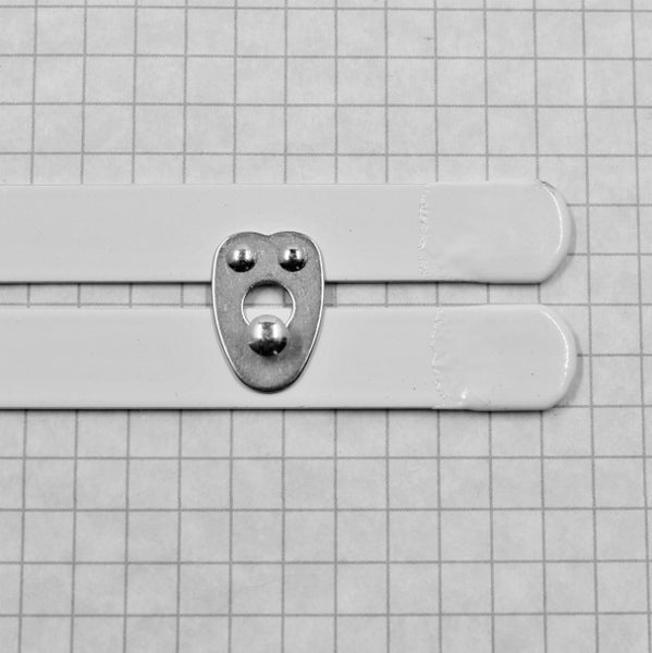 Busk, regular straight with silver hardware