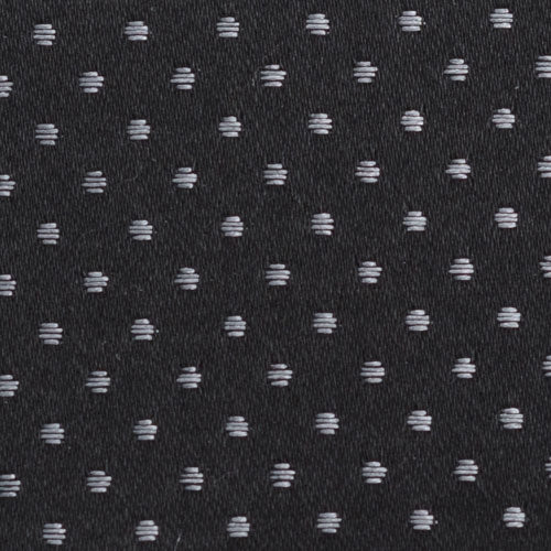 Spot Coutil, black with grey 54 inch wide