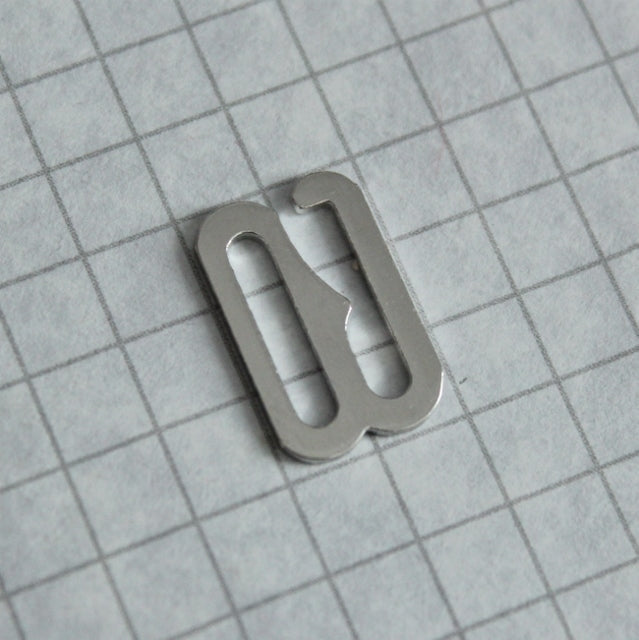 Garter Links, nickel 13 mm (1/2 in) silver