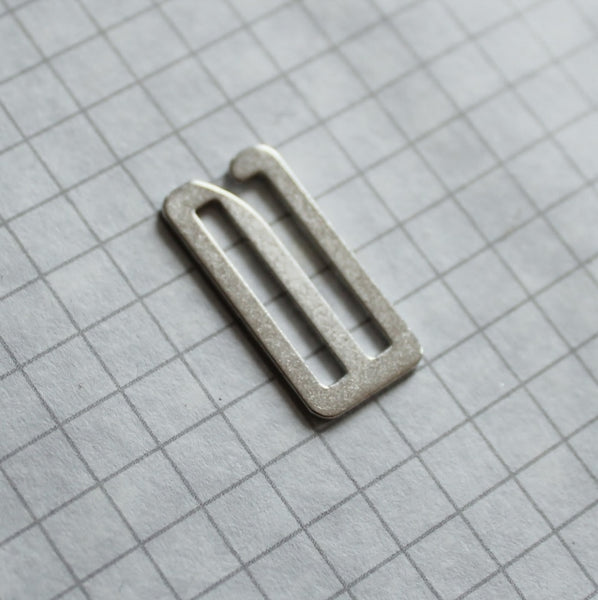 Garter Links, nickel 19 mm (3/4 in)silver