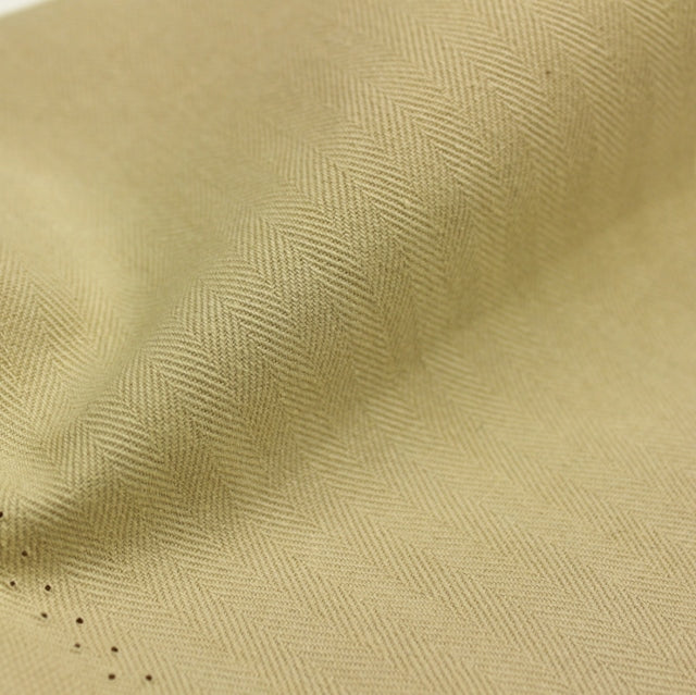Beige coutil corset making fabric 