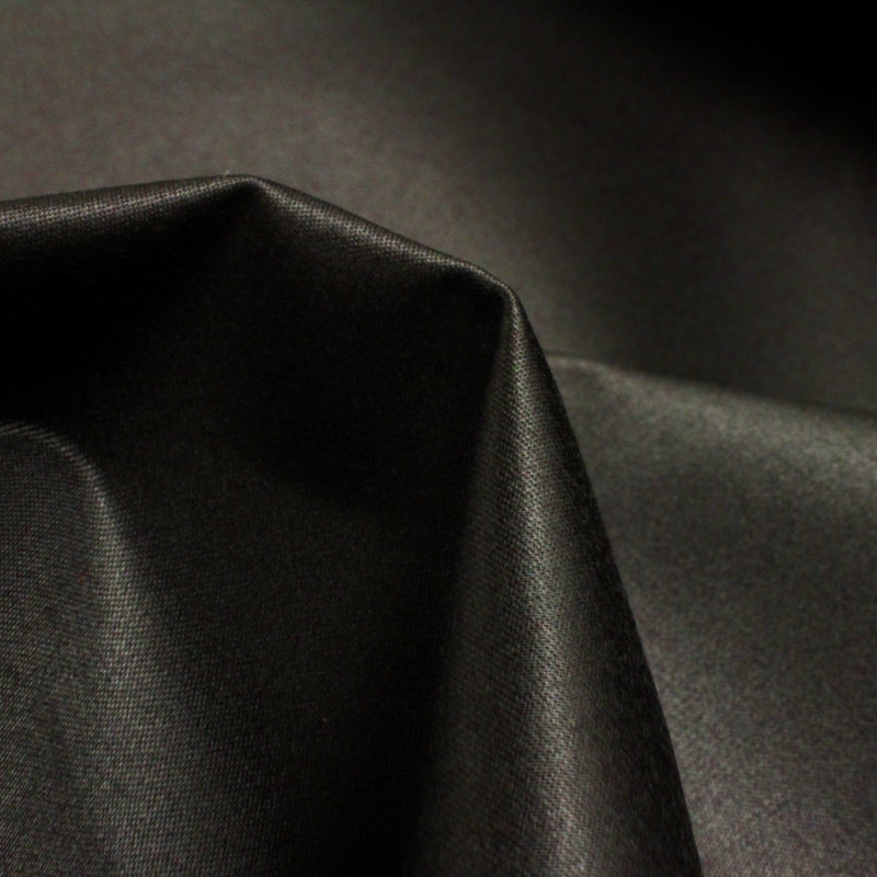 Matte satin coutil, black  54 inch wide