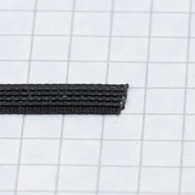 1/4" wide woven boning, black