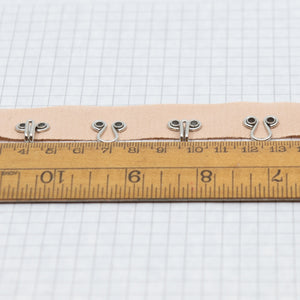 7060 Alternating hook & eye tape, Beige