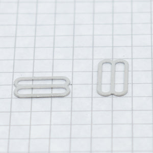 Slides, nickel 16 mm (5/8 in)silver