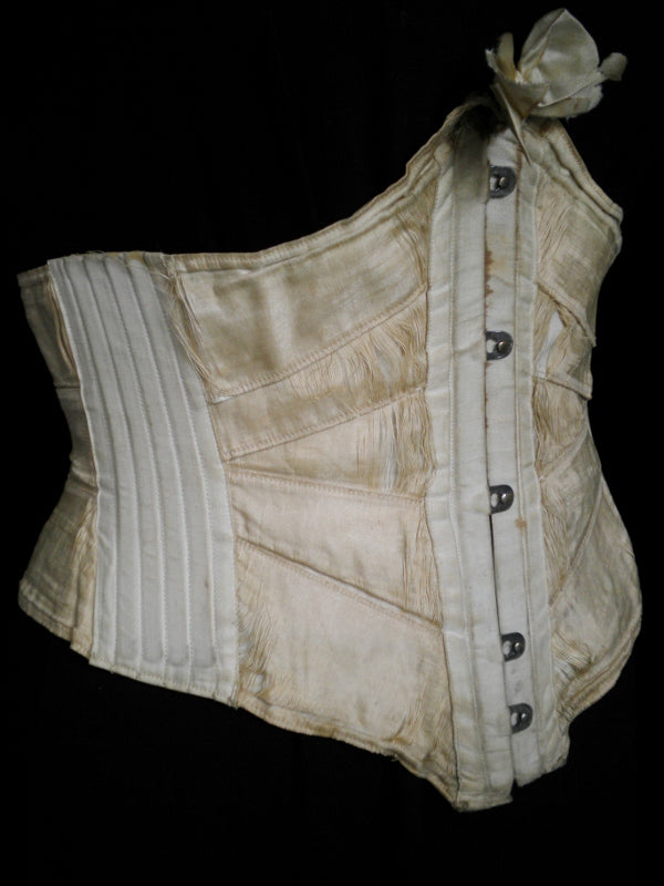 vintage ribbon corset details